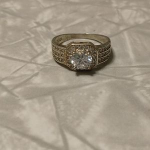 Fake diamond ring